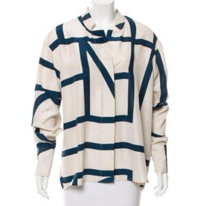 Toteme Silk Monogram Kenya Blouse